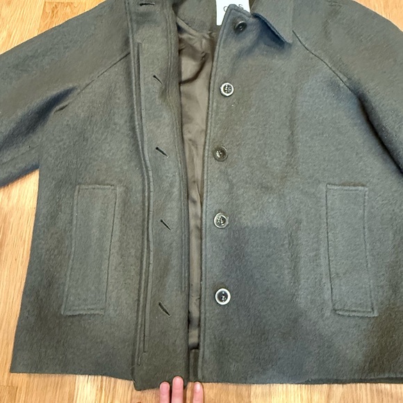 COS Women's Olive Green Jacket - Picture 3 of 4